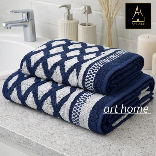 Serviette de bain et visage 150/90cm 50/90cm 100% couton