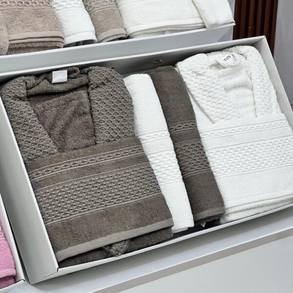 Cape de bain 8 pieces 100% coton