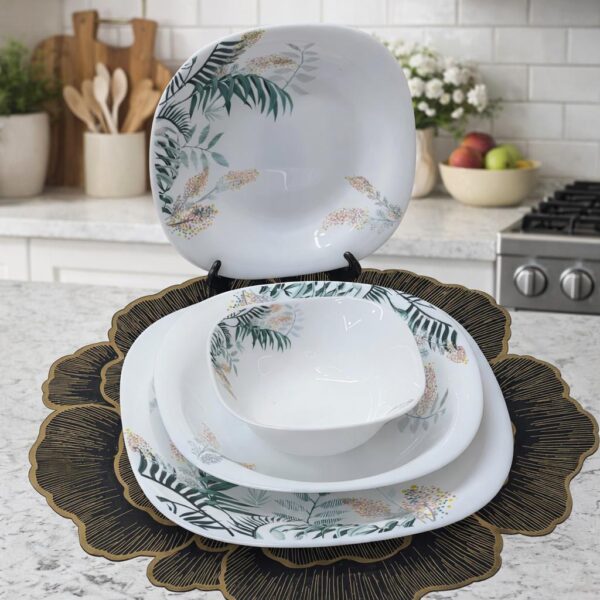 Service à table 24 pièces en céramique – Élégance & praticité pour votre table !