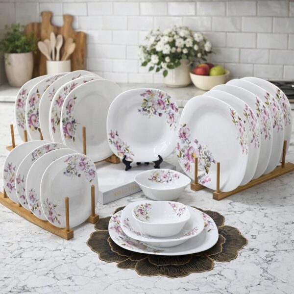 Service à table 24 pièces en céramique – Élégance & praticité pour votre table !