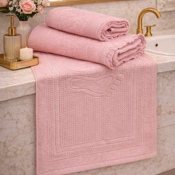 serviette de bain 3pieces